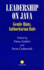 Tapa de Leadership on Java: Gentle Hints, Authoritarian Rule (Nordic Institute of Asian Studies : Studies in Asian Topics, No 16)