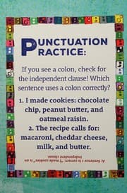 Tapa de Colons and semicolons