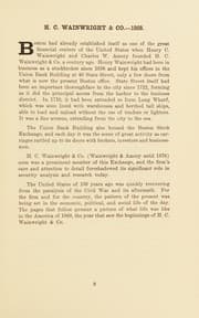 Tapa de H. C. Wainwright & Co., 1868-1968