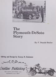 Tapa de The Plymouth-DeSoto story