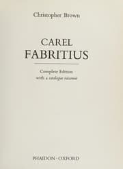 Tapa de Carel Fabritius
