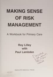 Tapa de Making Sense of Risk Management