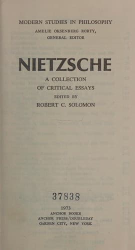 Tapa de Nietzsche