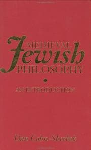 Tapa de Medieval Jewish philosophy