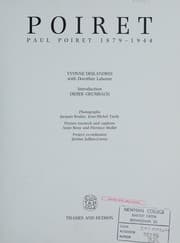 Tapa de Paul Poiret