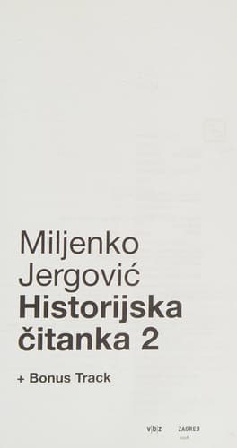 Tapa de Historijska čitanka 2