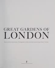 Tapa de Great gardens of London