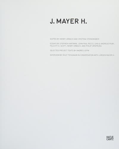 Tapa de J. Mayer H.