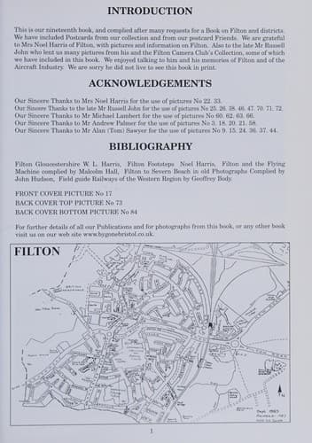 Tapa de Filton, Patchway, Stoke Gifford on Old Postcards