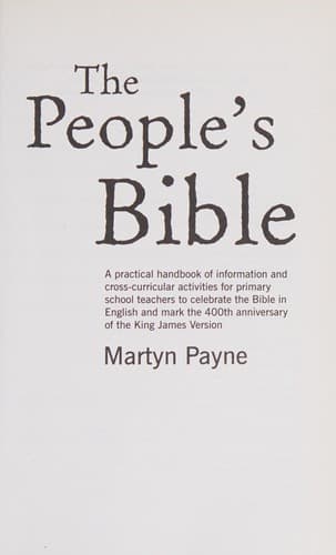 Tapa de People's Bible