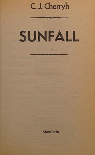 Tapa de Sunfall