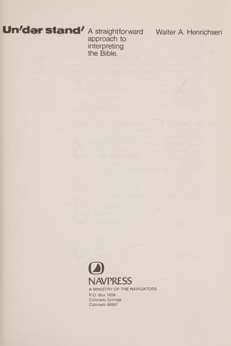 Tapa de Unʹderstandʹ