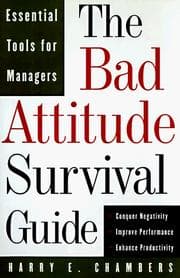 Tapa de The bad attitude survival guide