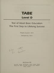 Tapa de TABE level D