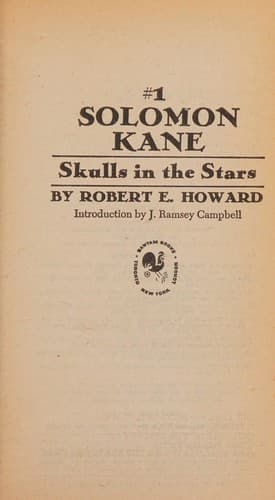 Tapa de Solomon Kane