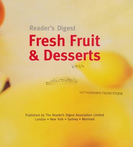Tapa de Fresh Fruit and Desserts