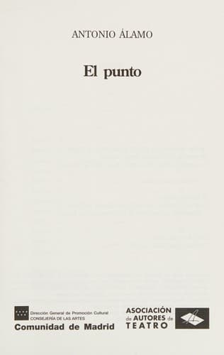 Tapa de El punto