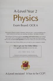 Tapa de A-Level year 2 physics