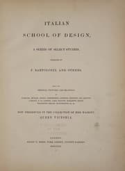 Tapa de Italian school of design