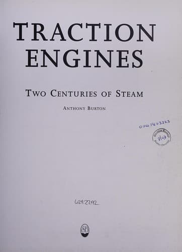 Tapa de Traction Engines
