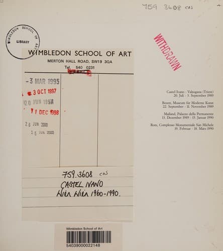 Tapa de Wien, Wien, 1960-1990