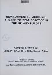 Tapa de Environmental auditing