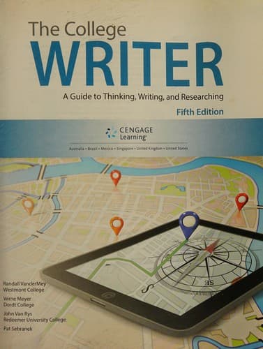 Tapa de College Writer