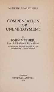 Tapa de Compensation for unemployment