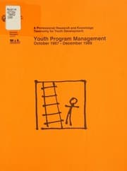 Tapa de A professional research and knowledge taxonomy for youth development