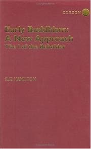 Tapa de Early Buddhism - A New Approach