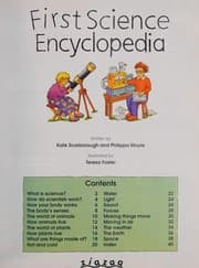 Tapa de First science encyclopedia