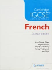 Tapa de Cambridge IGCSE® French Student Book 2nd Ed