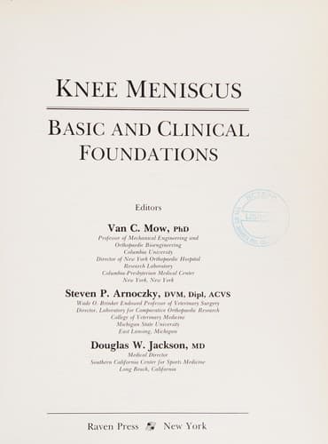 Tapa de Knee meniscus