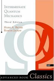 Tapa de Intermediate quantum mechanics