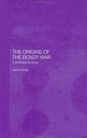 Tapa de The Origins of the Boxer War
