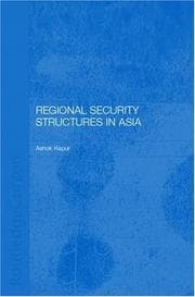 Tapa de Regional security structures in Asia