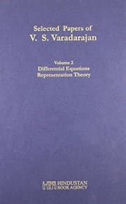 Tapa de Selected Papers of V. S. Varadarajan Vol. 2 : Volume 2 : Differential Equations and Representation Theory and Volume 3