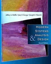Tapa de Modern systems analysis and design