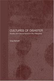 Tapa de Cultures of disaster