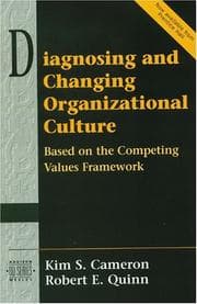 Tapa de Diagnosing and Changing Organizational Culture