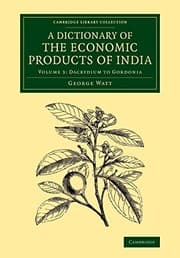 Tapa de Dictionary of the Economic Products of India