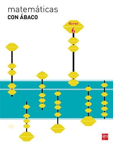 Tapa de Matemáticas con ábaco. 6 Primaria