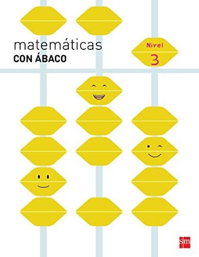 Tapa de Matemáticas con ábaco. 3 Primaria