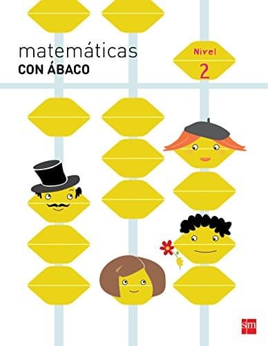 Tapa de Matemáticas con ábaco. 2 Primaria