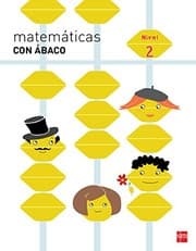 Tapa de Matemáticas con ábaco. 2 Primaria