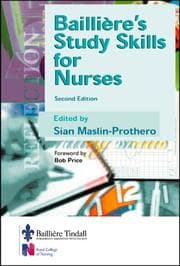 Tapa de Bailliere's Study Skills for Nurses