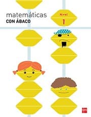 Tapa de Matemáticas con ábaco. 1 Primaria