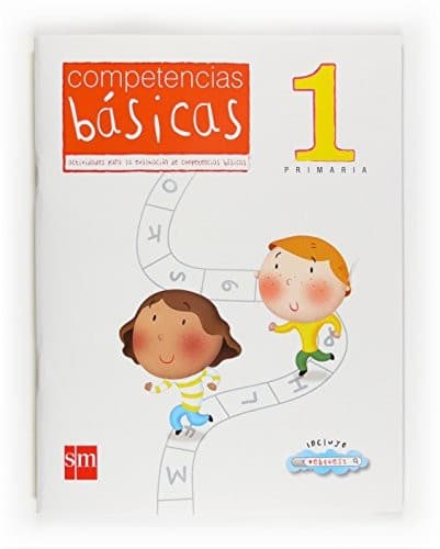 Tapa de Competencias básicas. 1 Primaria