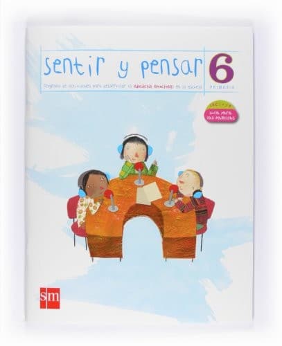 Tapa de Sentir y Pensar. 6 Primaria