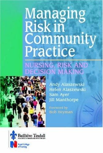 Tapa de Managing Risk in Community Practice